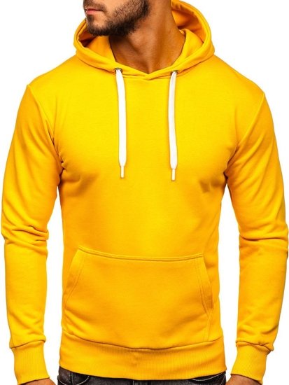 Men's Hoodie Yellow Bolf 1004-1