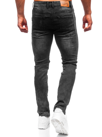 Men's Jeans Regular Fit Black Bolf K10006-2