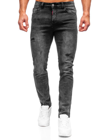 Men's Jeans Regular Fit Black Bolf K10007-2