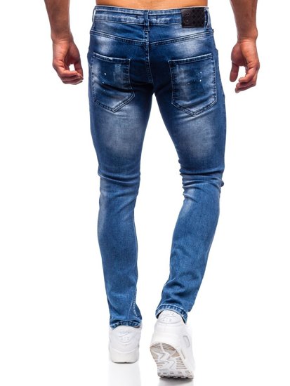 Men's Jeans Regular Fit Navy Blue Bolf 4002