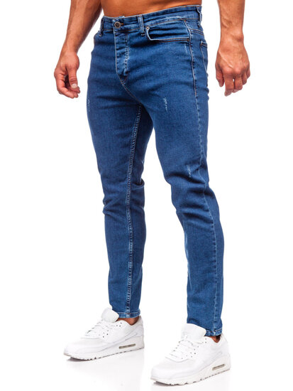 Men's Jeans Regular Fit Navy Blue Bolf 6052