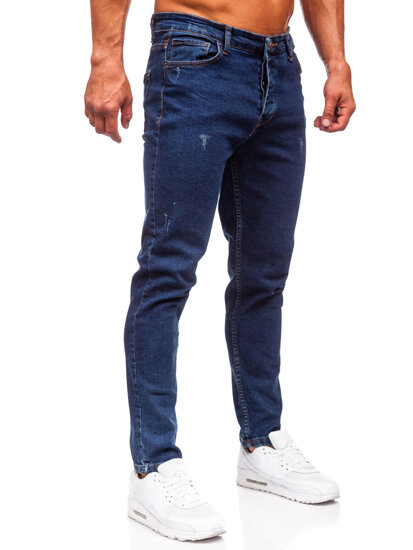 Men's Jeans Regular Fit Navy Blue Bolf 6058