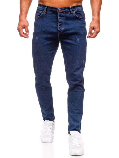 Men's Jeans Regular Fit Navy Blue Bolf 6058