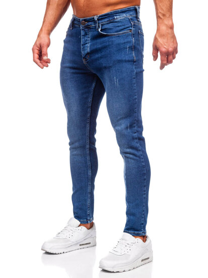 Men's Jeans Regular Fit Navy Blue Bolf 6083