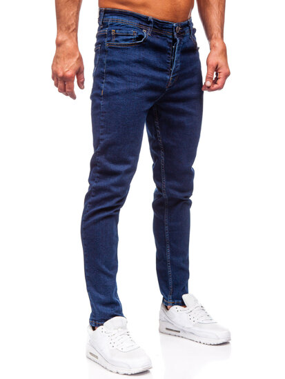 Men's Jeans Regular Fit Navy Blue Bolf 6296