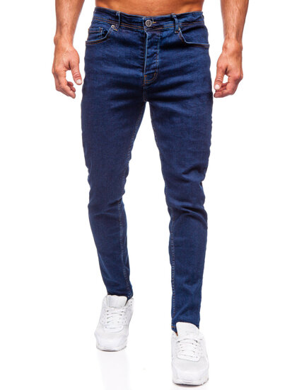 Men's Jeans Regular Fit Navy Blue Bolf 6296