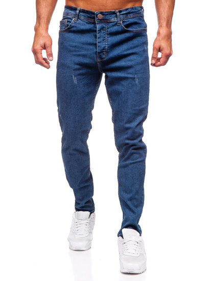 Men's Jeans Regular Fit Navy Blue Bolf 6312