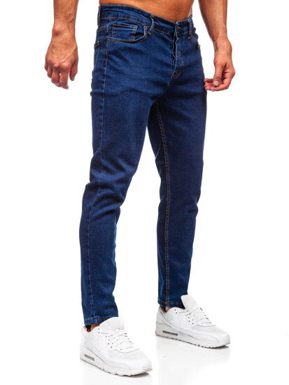 Men's Jeans Regular Fit Navy Blue Bolf 6814