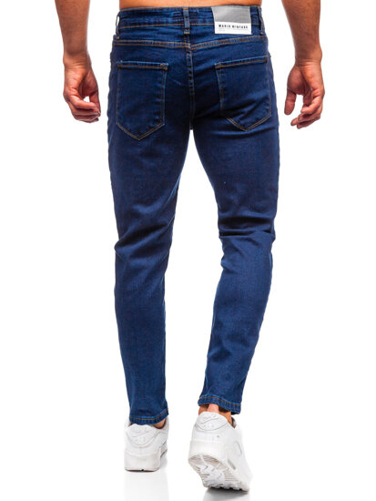 Men's Jeans Regular Fit Navy Blue Bolf 6814