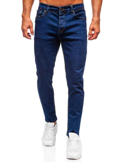 Men's Jeans Regular Fit Navy Blue Bolf 6814