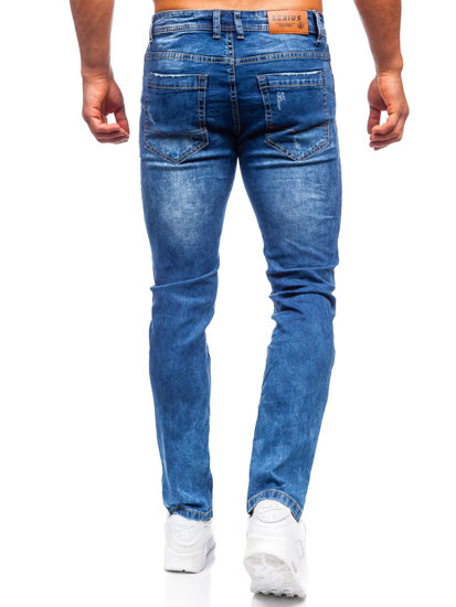 Men's Jeans Regular Fit Navy Blue Bolf K10008-1