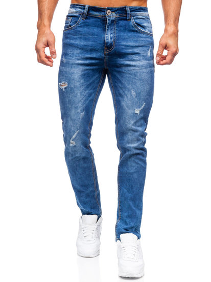 Men's Jeans Regular Fit Navy Blue Bolf K10008-1