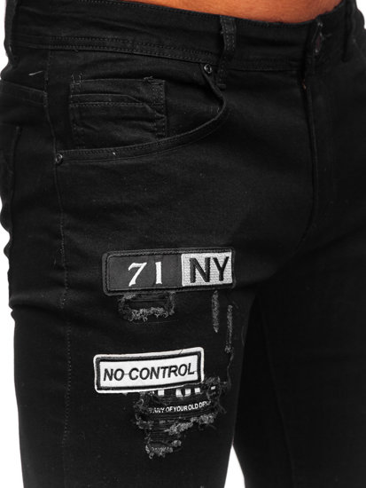 Men's Jeans Slim Fit Black Bolf E7838