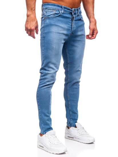 Men's Jeans Slim Fit Blue Bolf 6177