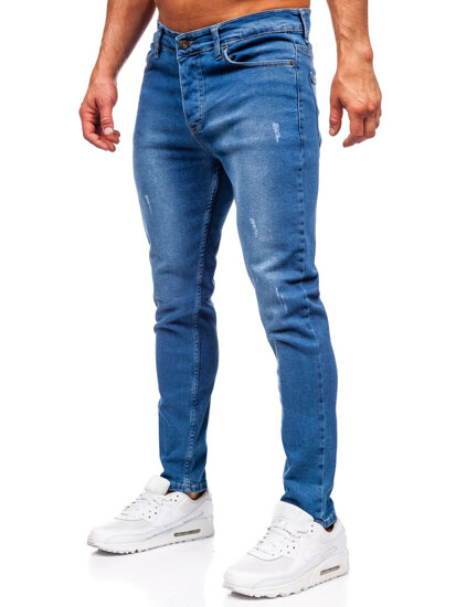 Men's Jeans Slim Fit Navy Blue Bolf 6458