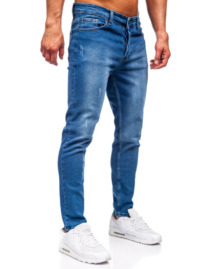 Men's Jeans Slim Fit Navy Blue Bolf 6458