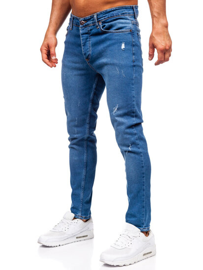 Men's Jeans Slim Fit Navy Blue Bolf 6486