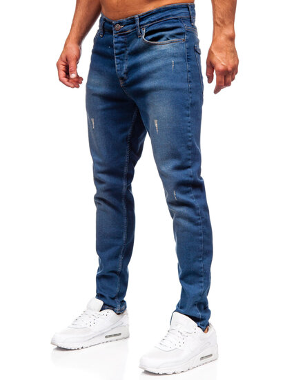 Men's Jeans Slim Fit Navy Blue Bolf 6518