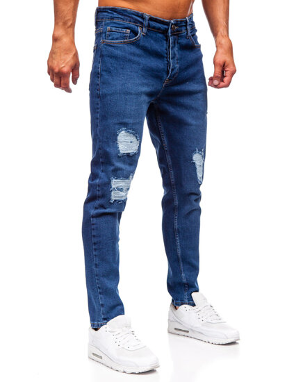 Men's Jeans Slim Fit Navy Blue Bolf 6536