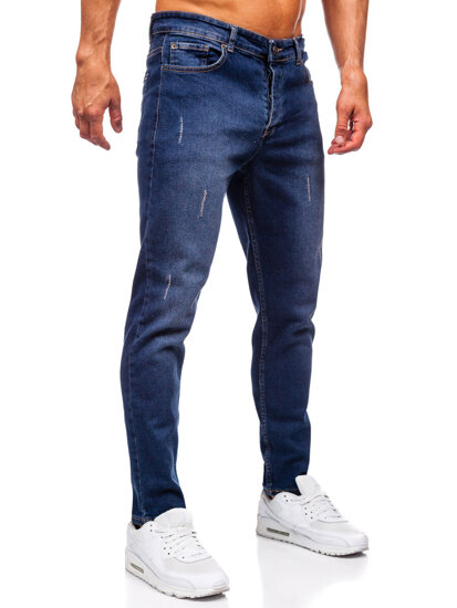 Men's Jeans Slim Fit Navy Blue Bolf 6558-2