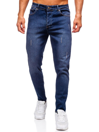 Men's Jeans Slim Fit Navy Blue Bolf 6558-2