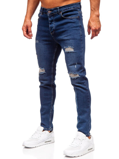 Men's Jeans Slim Fit Navy Blue Bolf 6569