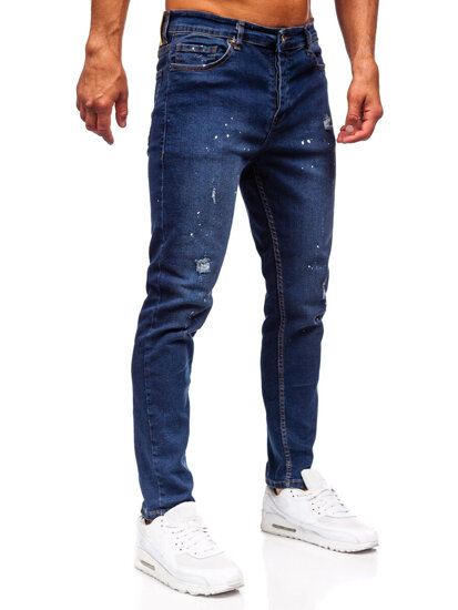 Men's Jeans Slim Fit Navy Blue Bolf 6571