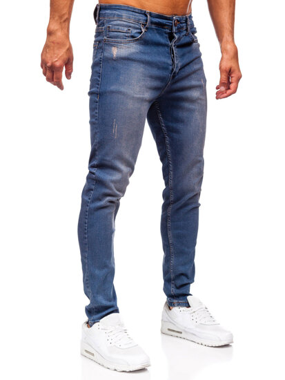 Men's Jeans Slim Fit Navy Blue Bolf 6587