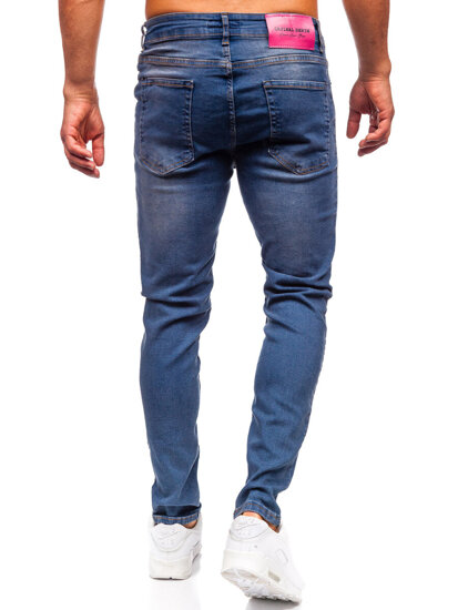 Men's Jeans Slim Fit Navy Blue Bolf 6587