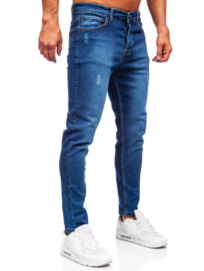 Men's Jeans Slim Fit Navy Blue Bolf 6758