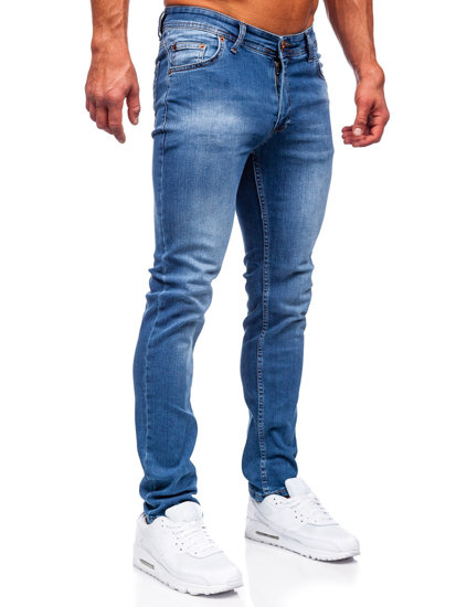 Men's Jeans Slim Fit Navy Blue Bolf 6767