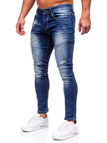 Men's Jeans Slim Fit Navy Blue Bolf MP0024B