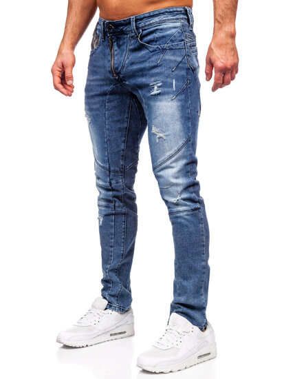 Men's Jeans Slim Fit Navy Blue Bolf MP0045B