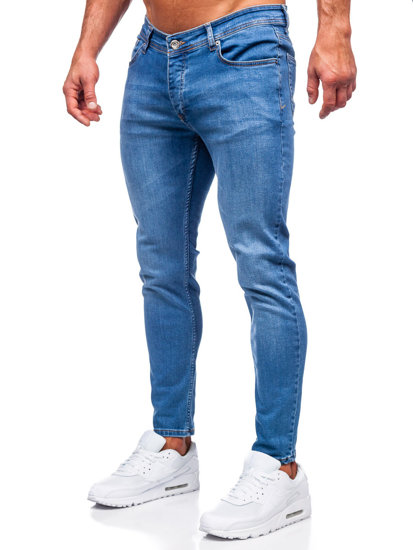 Men's Jeans Slim Fit Navy Blue Bolf R922