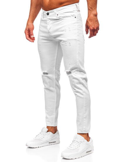 Men's Jeans Slim Fit White Bolf 5872