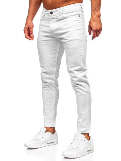 Men's Jeans Slim Fit White Bolf 5877