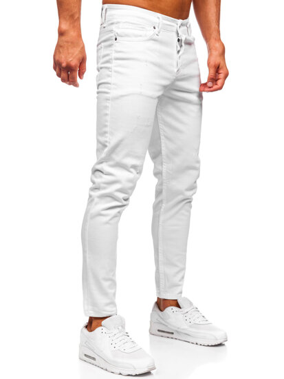 Men's Jeans Slim Fit White Bolf 5888