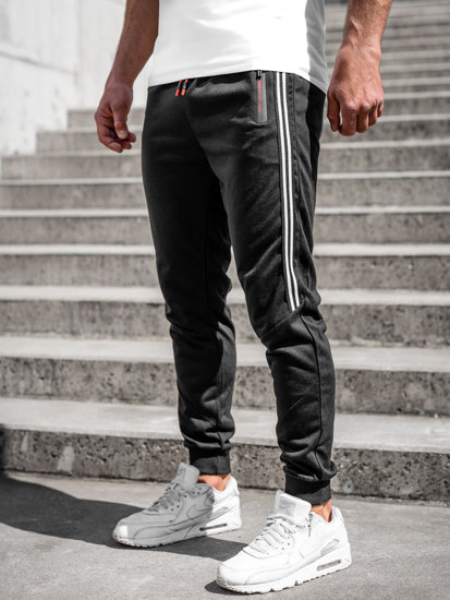 Men's Jogger Sweatpants Black Bolf K10338A