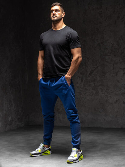 Men's Jogger Sweatpants Cobalt Bolf XW01-C