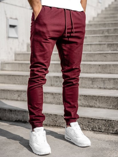 Men's Joggers Claret Bolf 707