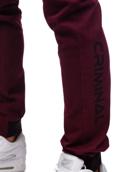 Men's Joggers Claret Bolf B11119