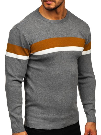 Men's Jumper Grey Bolf H2072