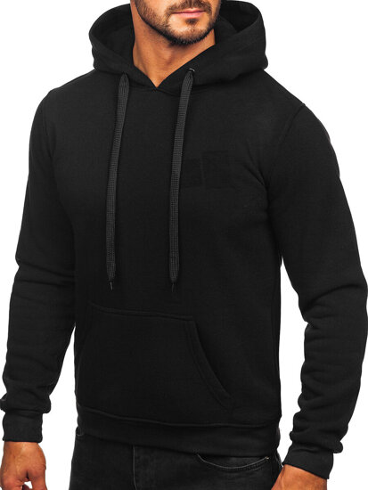 Men's Kangaroo Hoodie Black Bolf MB001