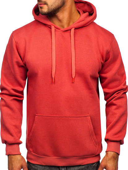 Men's Kangaroo Hoodie Coral Bolf 1004