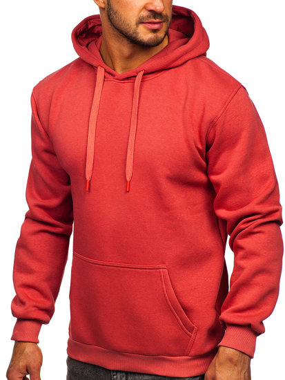 Men's Kangaroo Hoodie Coral Bolf 1004