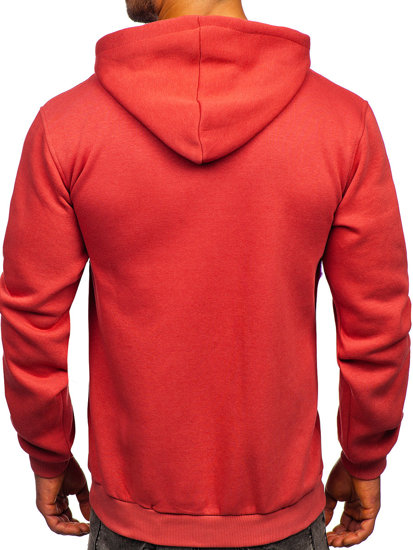 Men's Kangaroo Hoodie Coral Bolf 1004