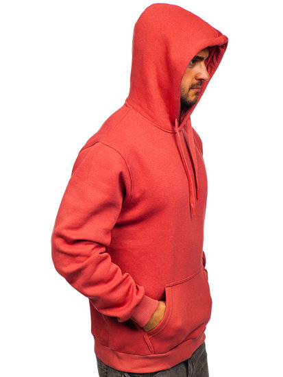 Men's Kangaroo Hoodie Coral Bolf 1004