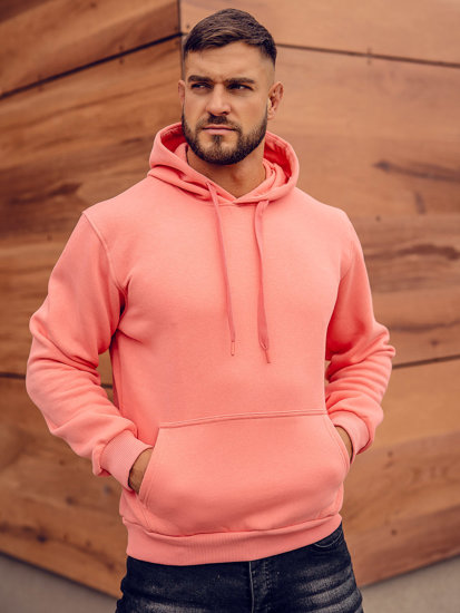 Men's Kangaroo Hoodie Coral Bolf 1004