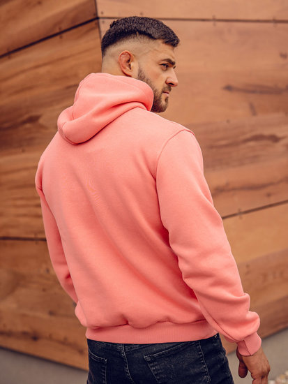 Men's Kangaroo Hoodie Coral Bolf 1004