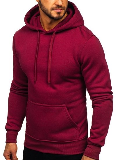 Men's Kangaroo Hoodie Dark Claret Bolf 2009